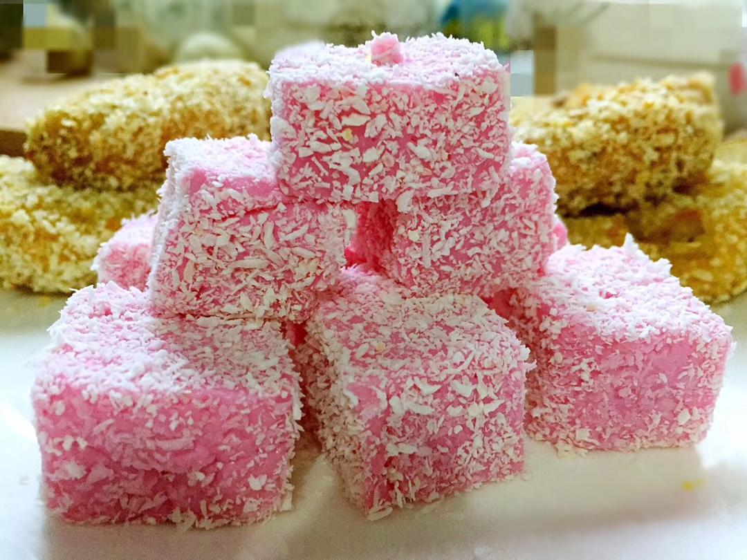 少女心爆棚的火龙果牛奶小方