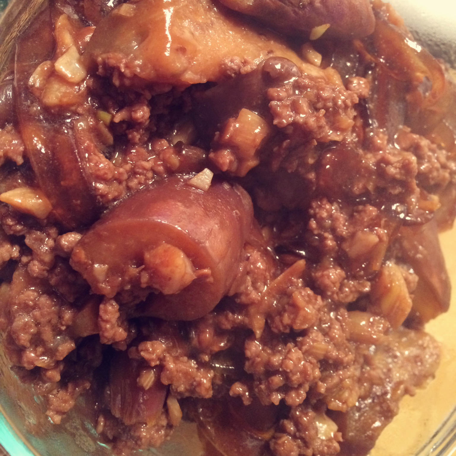 肉末茄子粉丝煲
