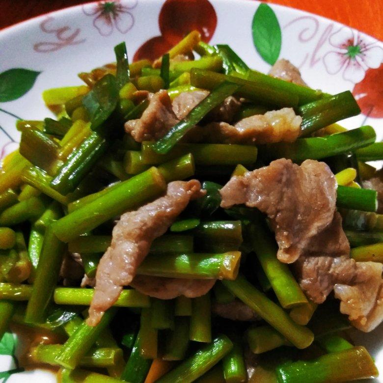 蒜薹炒肉