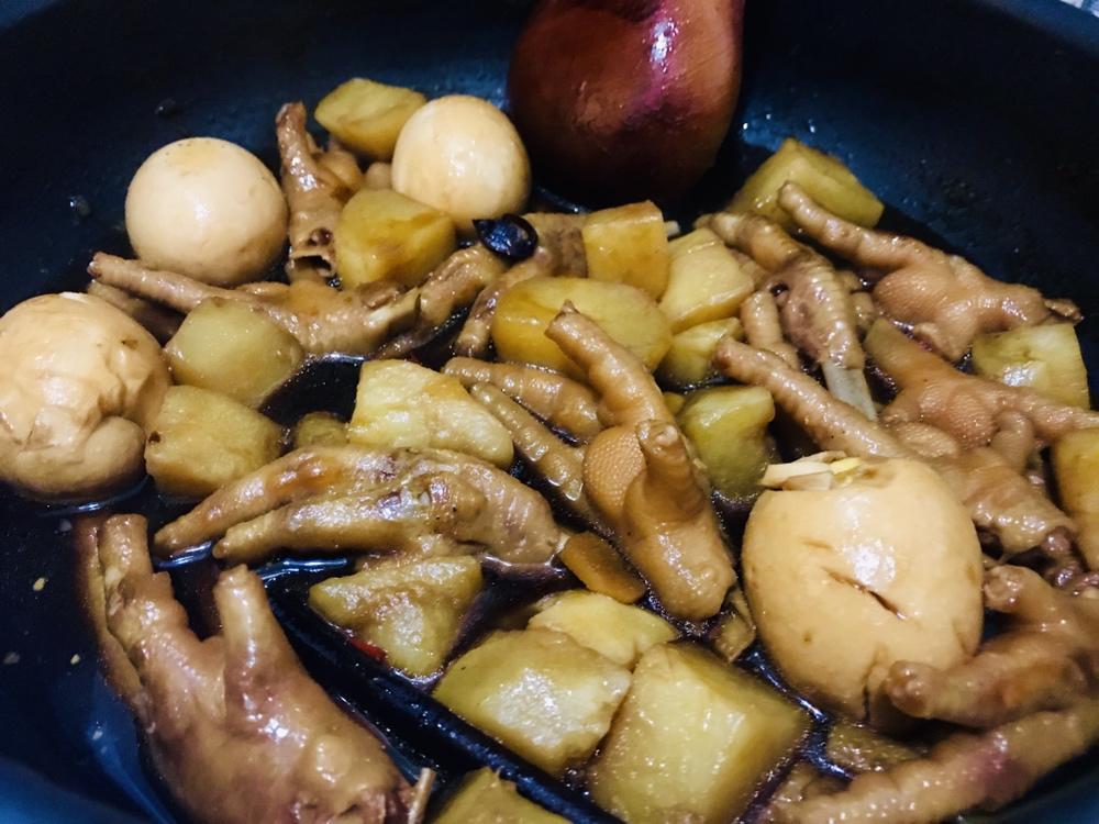 香辣卤鸡爪