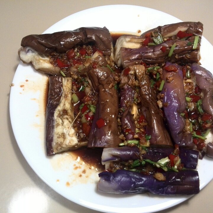 微波炉烤茄子
