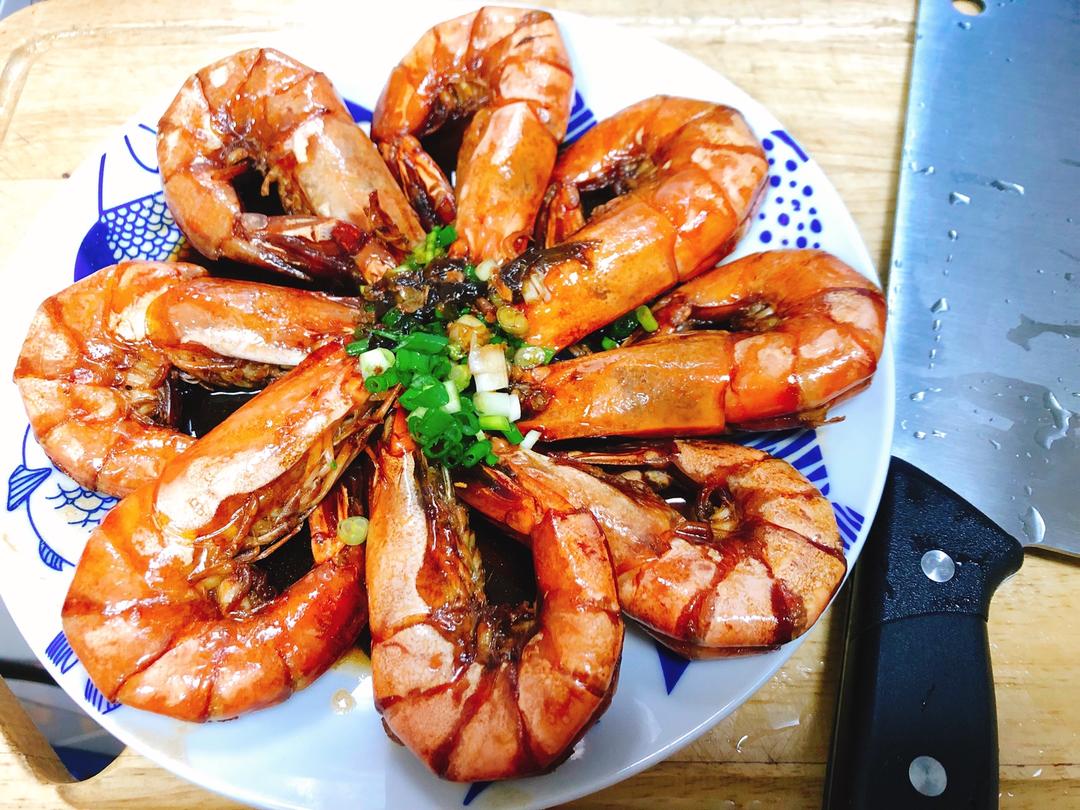 红烧大虾（黑虎虾）