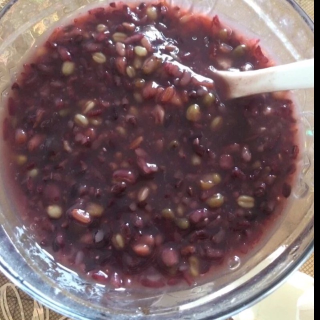 红豆黑米粥