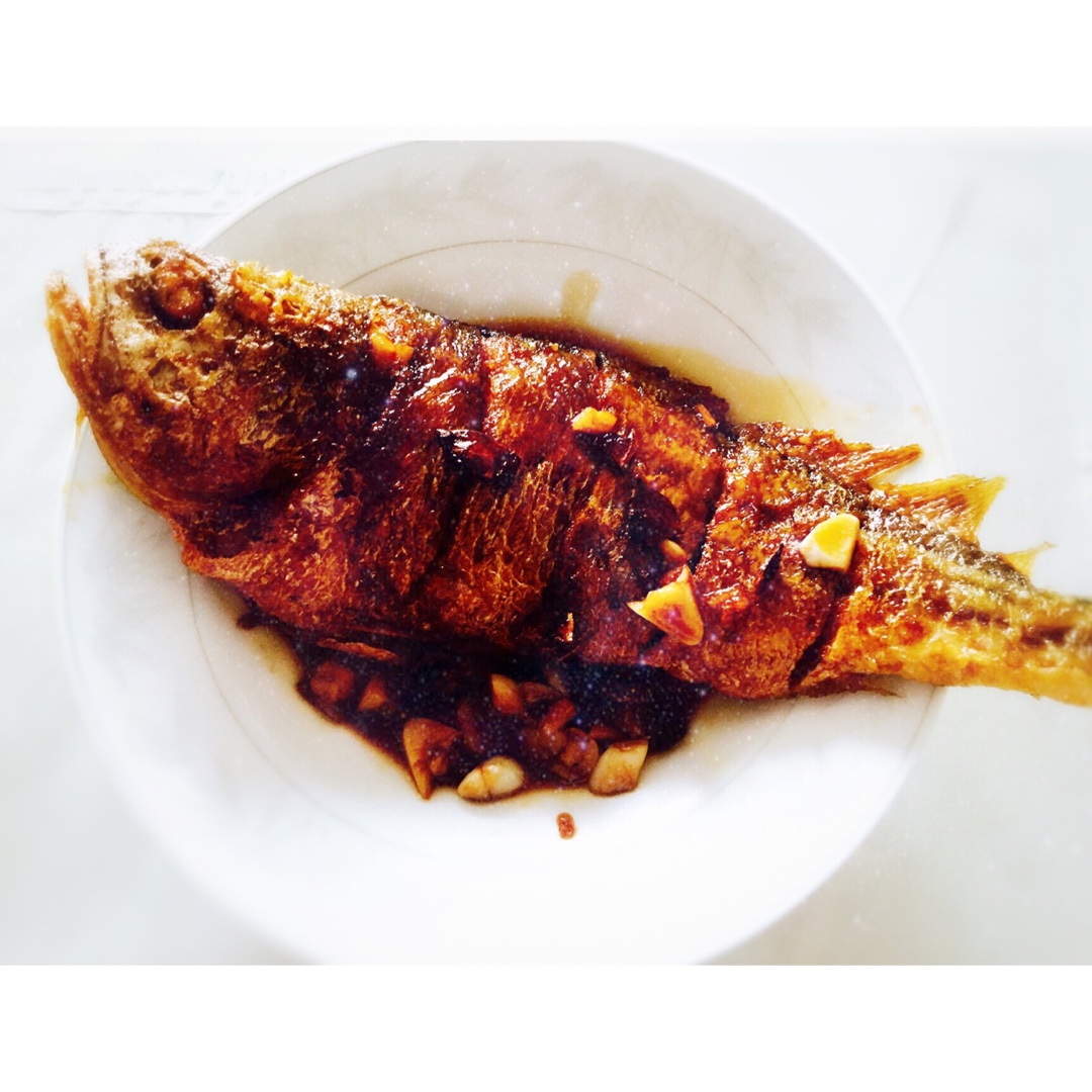 vicki小厨做的红烧黄瓜鱼