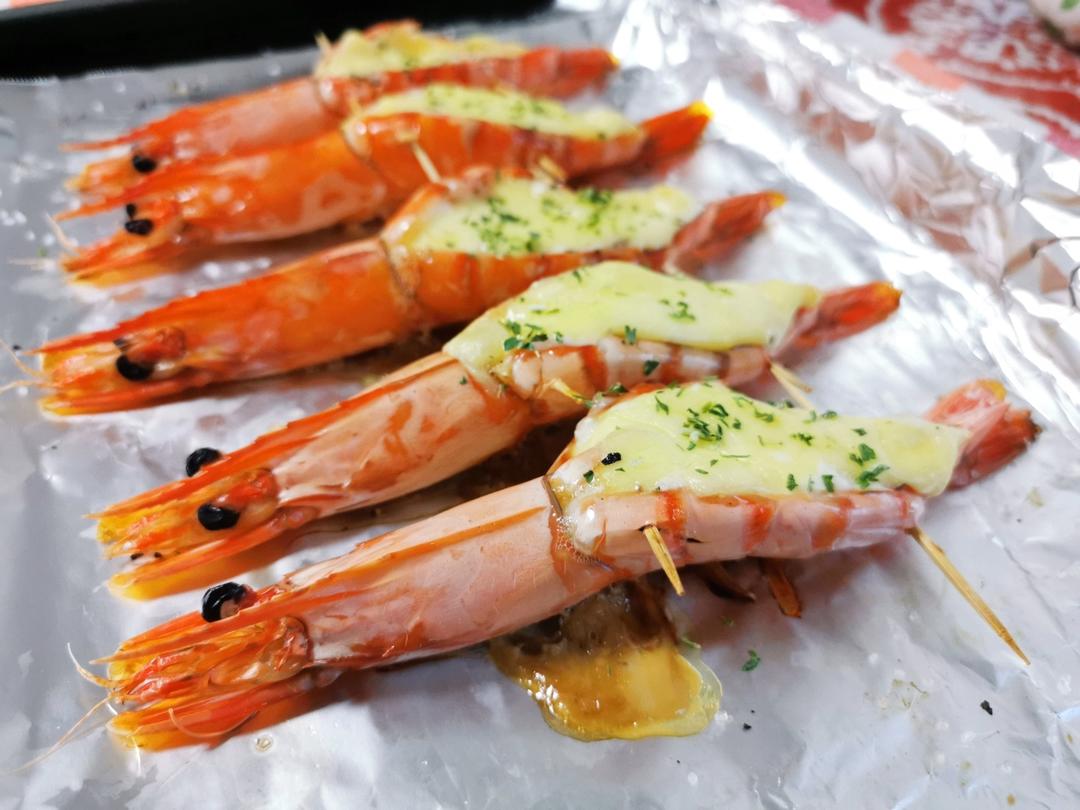芝士焗大虾【7月北鼎烤箱食谱】