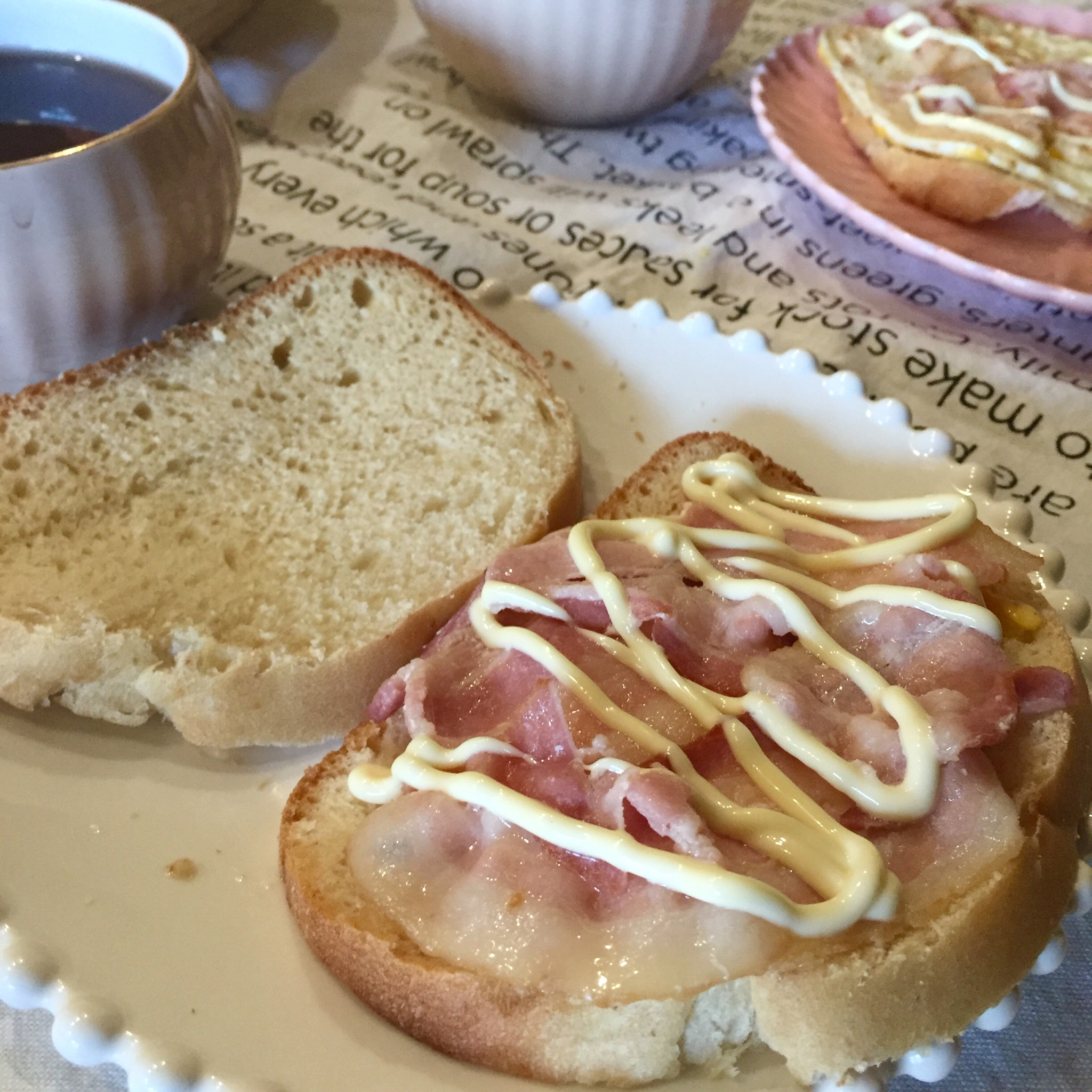 培根鸡蛋三明治