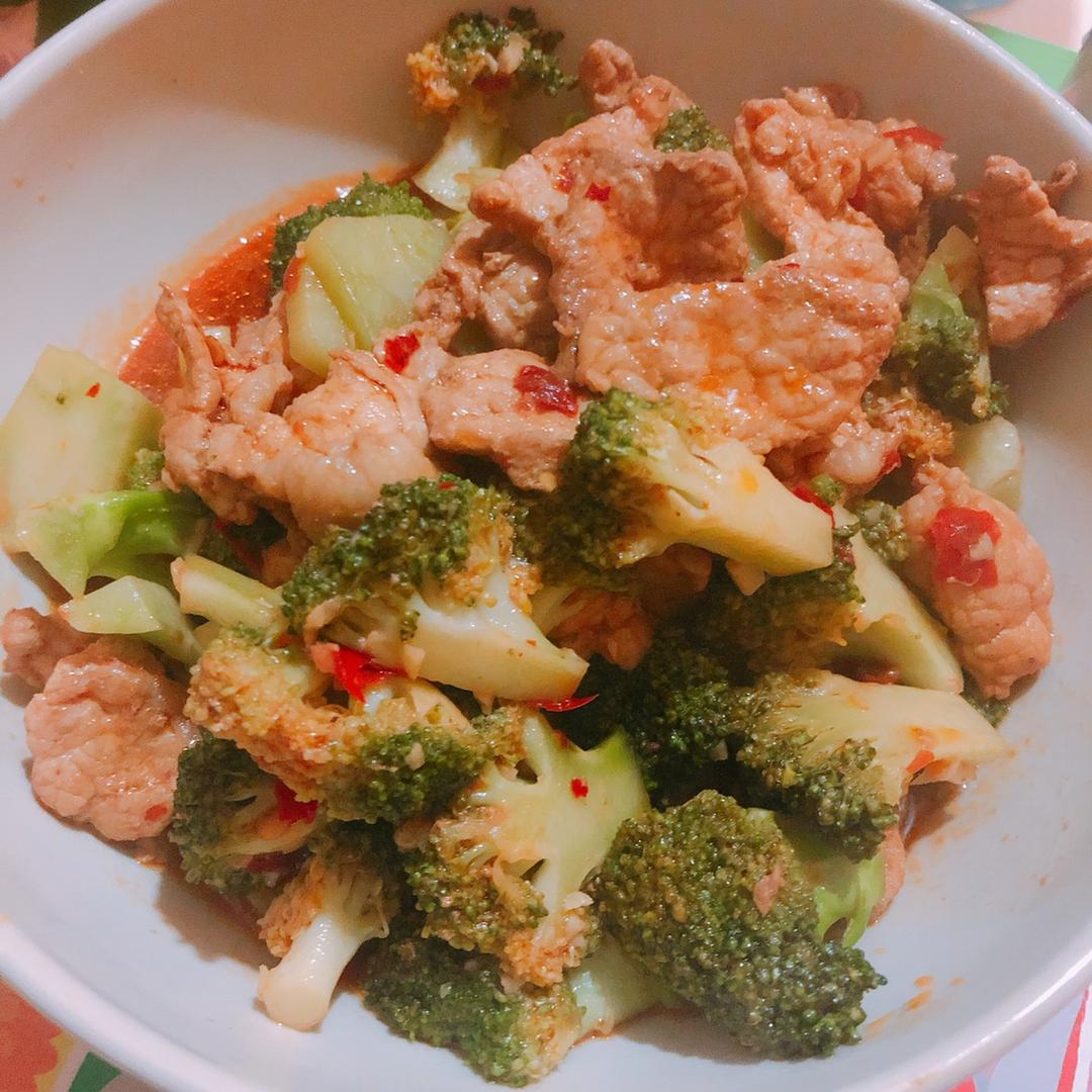 鸡胸肉炒西兰花（快手菜）
