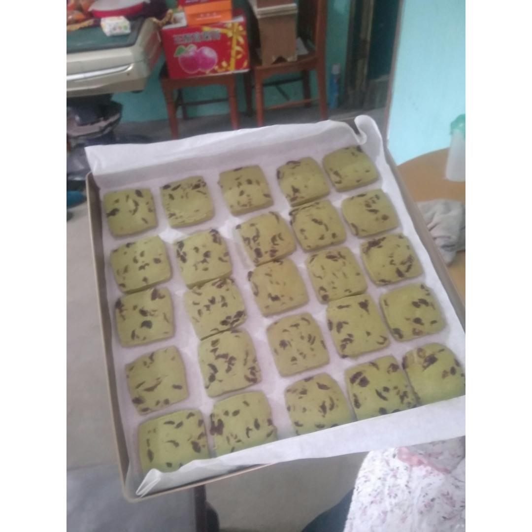 抹茶蔓越莓饼干