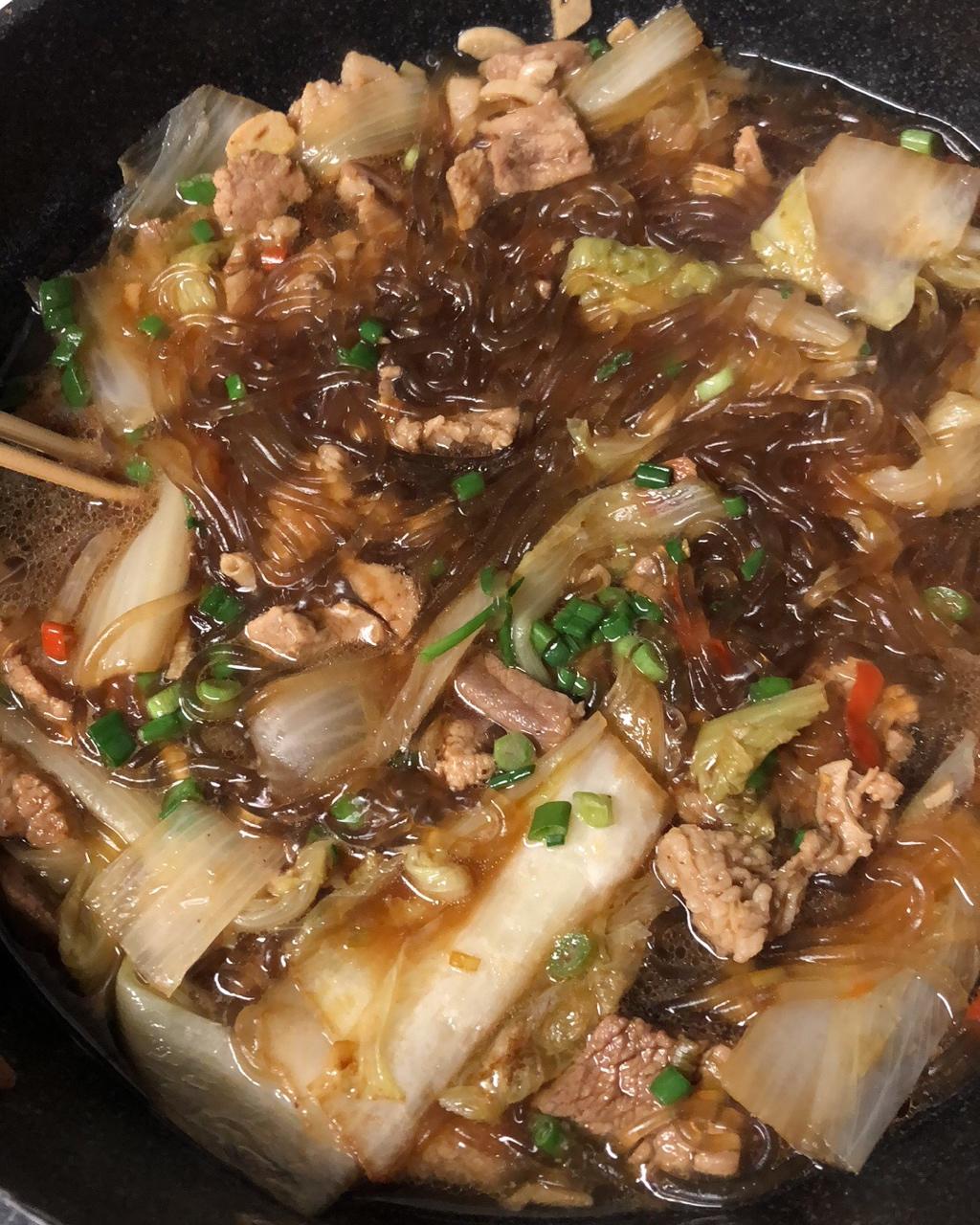猪肉白菜炖粉条