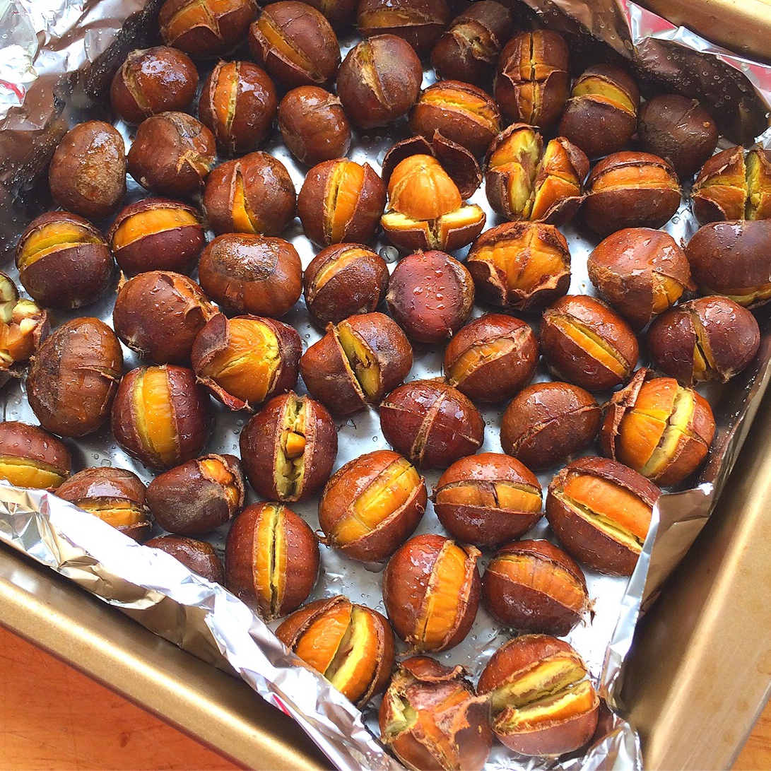 糖炒栗子烤箱版