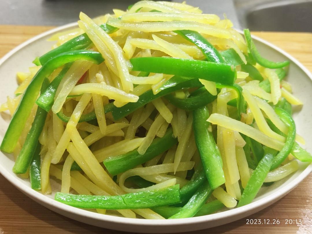 青椒土豆丝