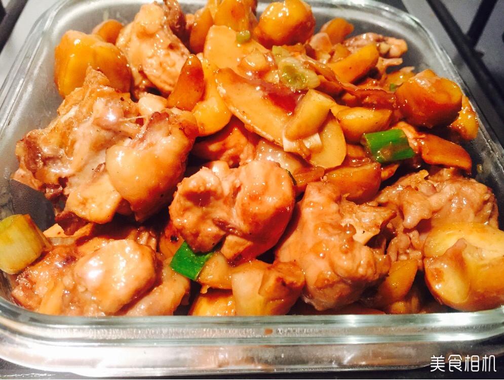 板栗烧鸡块