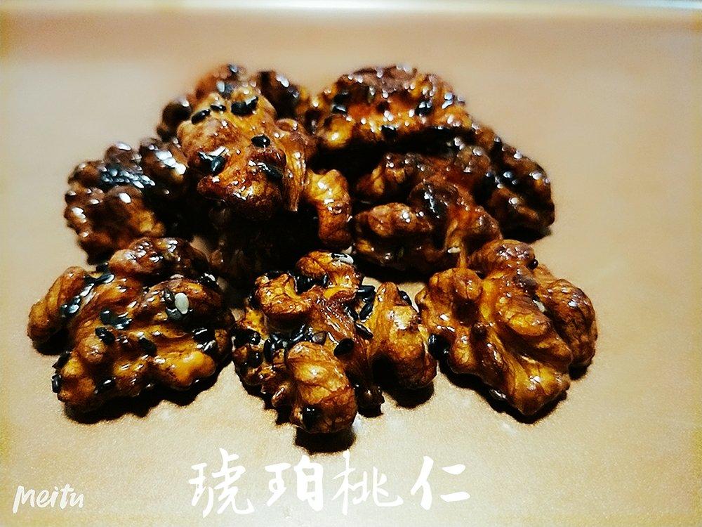 【琥珀核桃仁】冰糖无油不粘手
