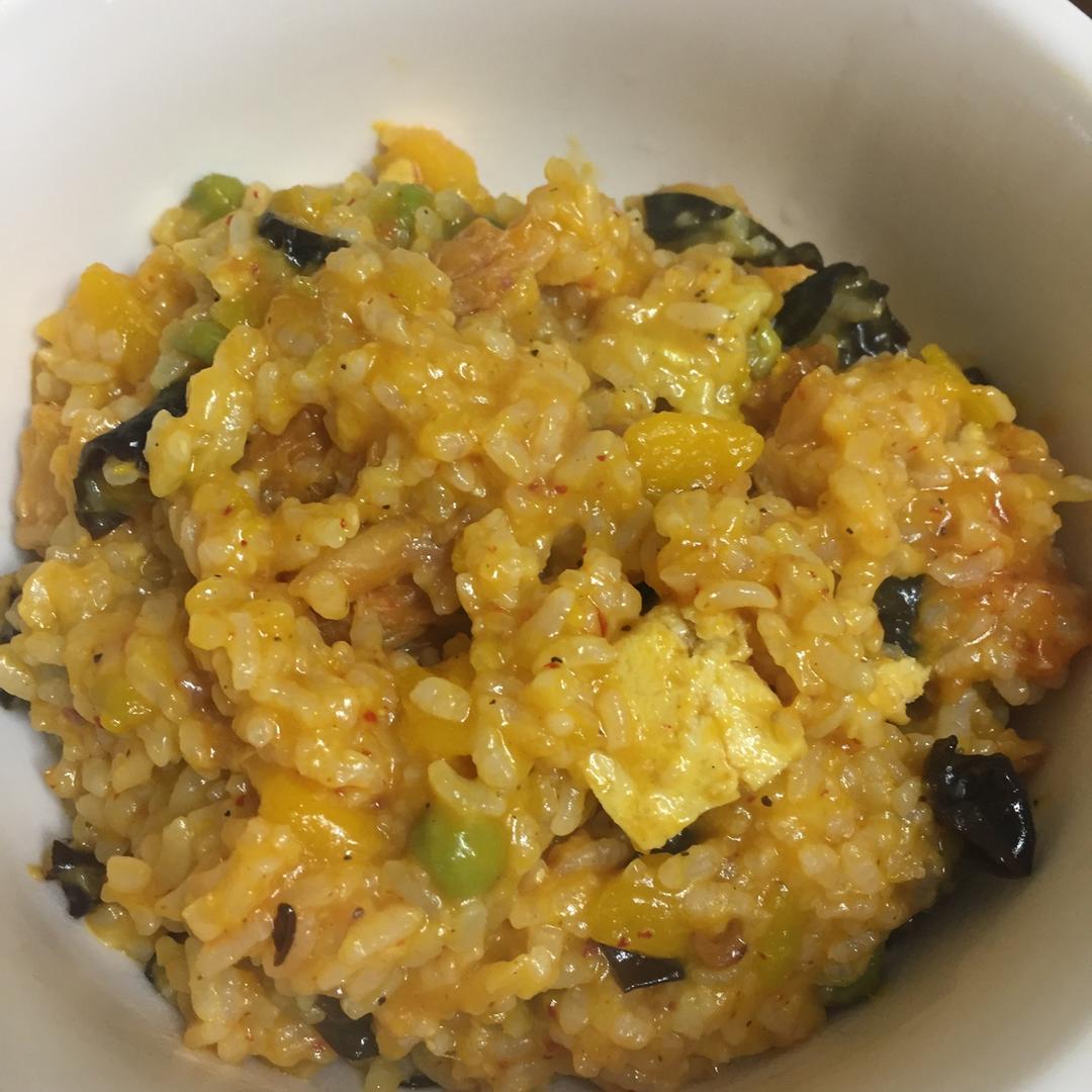 南瓜酱炒饭