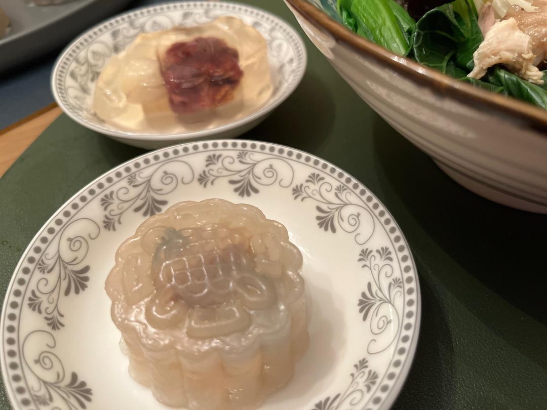 热食：西米水晶咸月饼的做法
