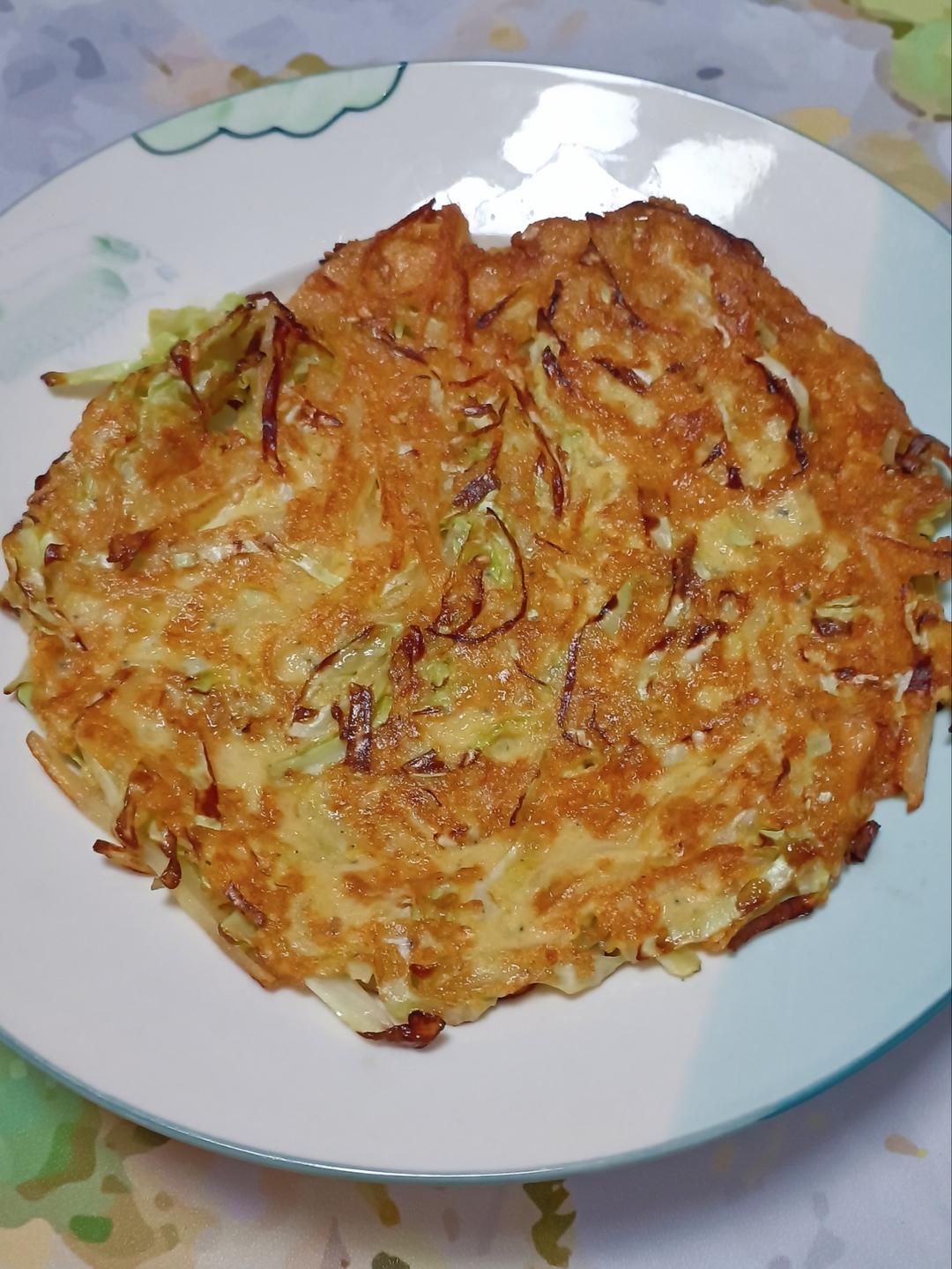 ㊙️减脂食谱|低卡无面粉💫卷心菜土豆丝煎饼