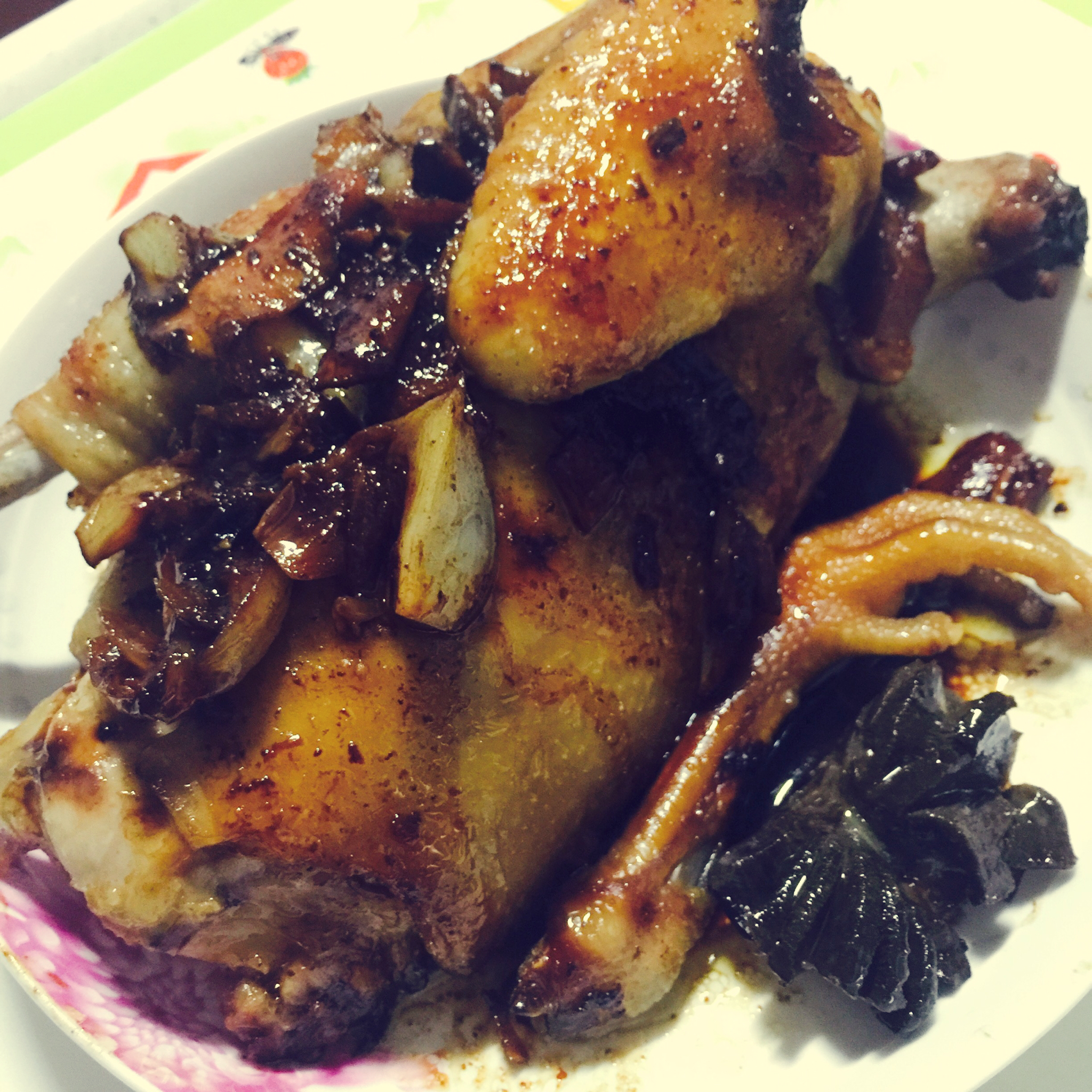 电饭锅版三杯鸡