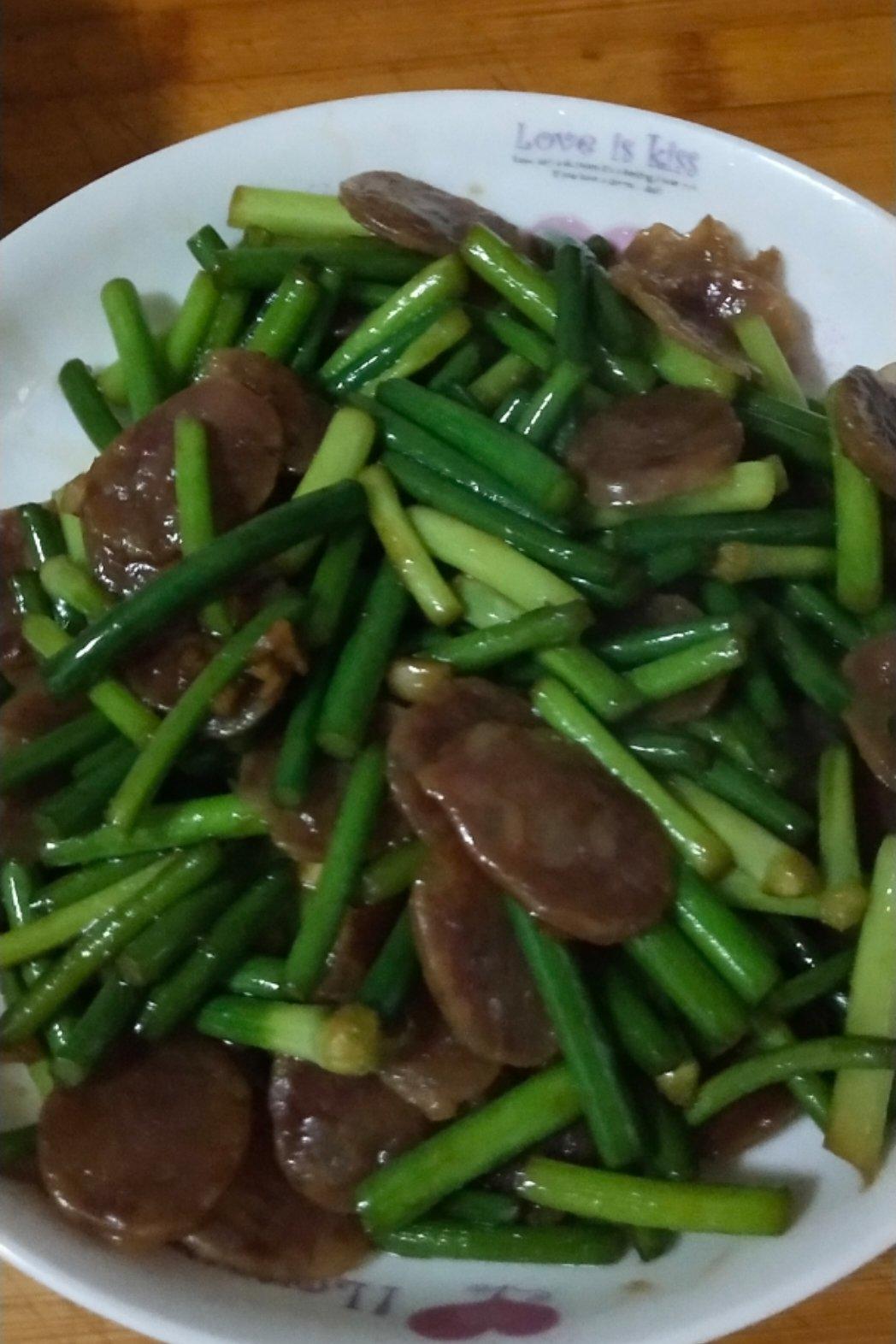 蒜薹炒腊肠