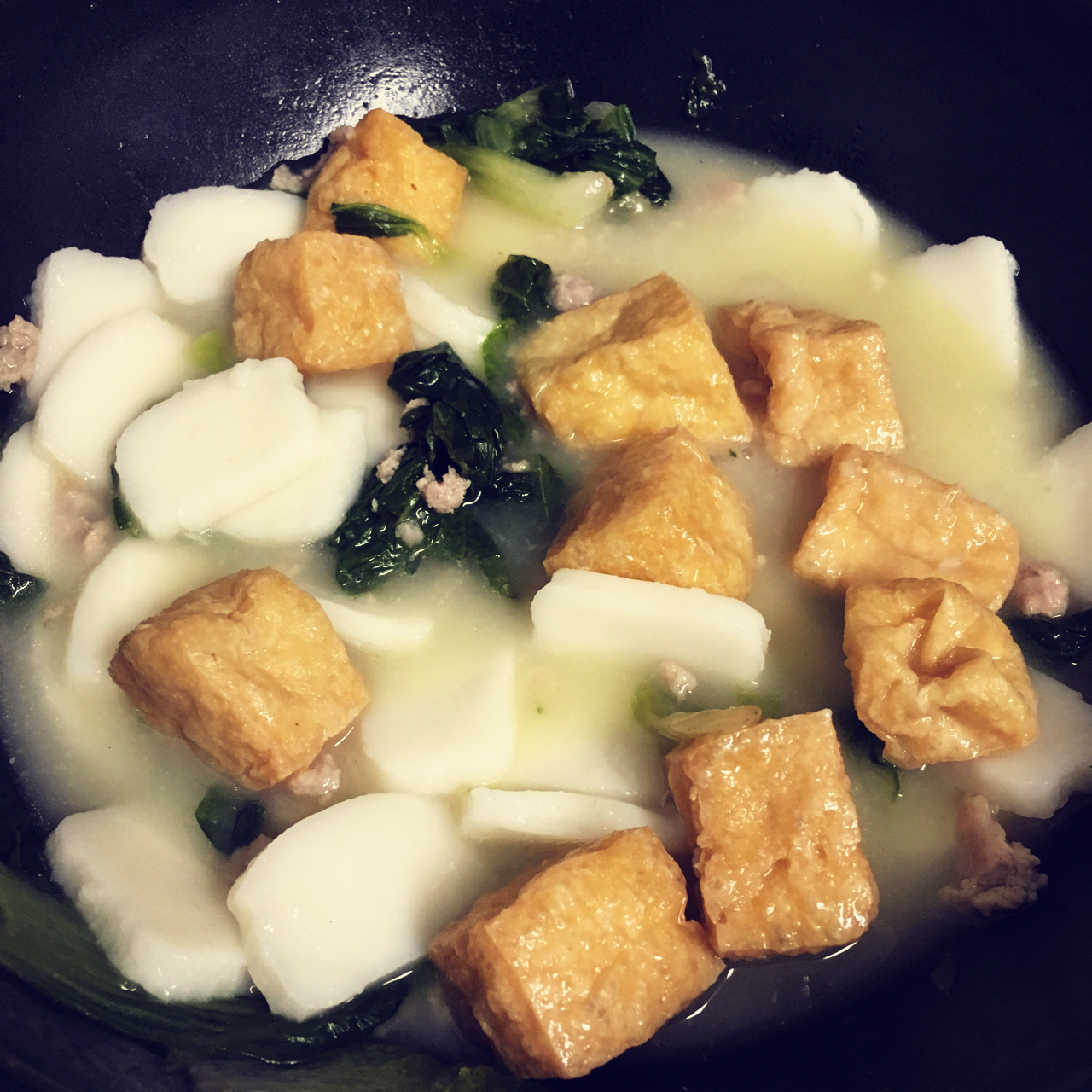 白菜肉丝年糕