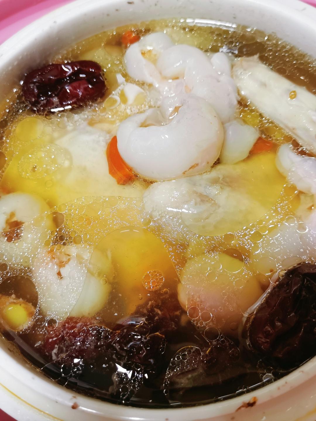 夏日限定💢荔枝炖鸡汤｜鲜汤料理