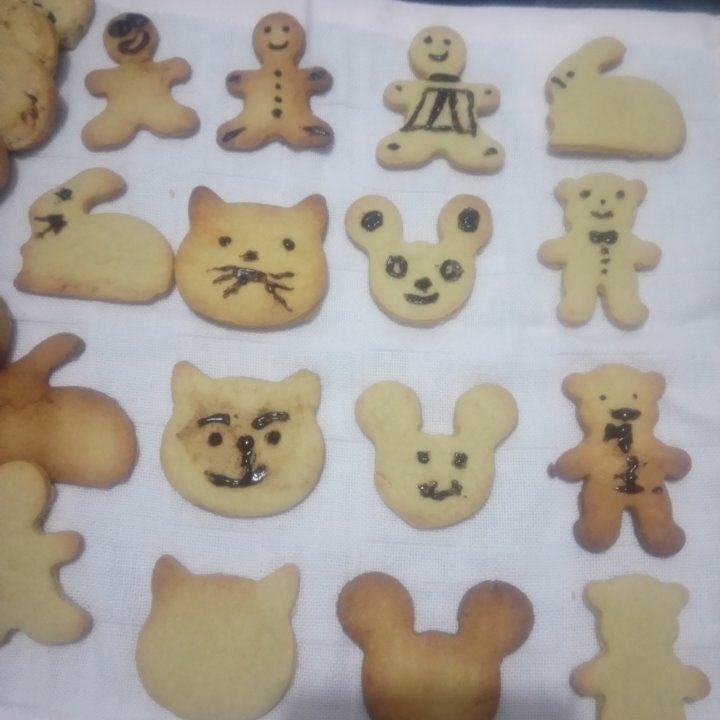 卡通黄油饼干
