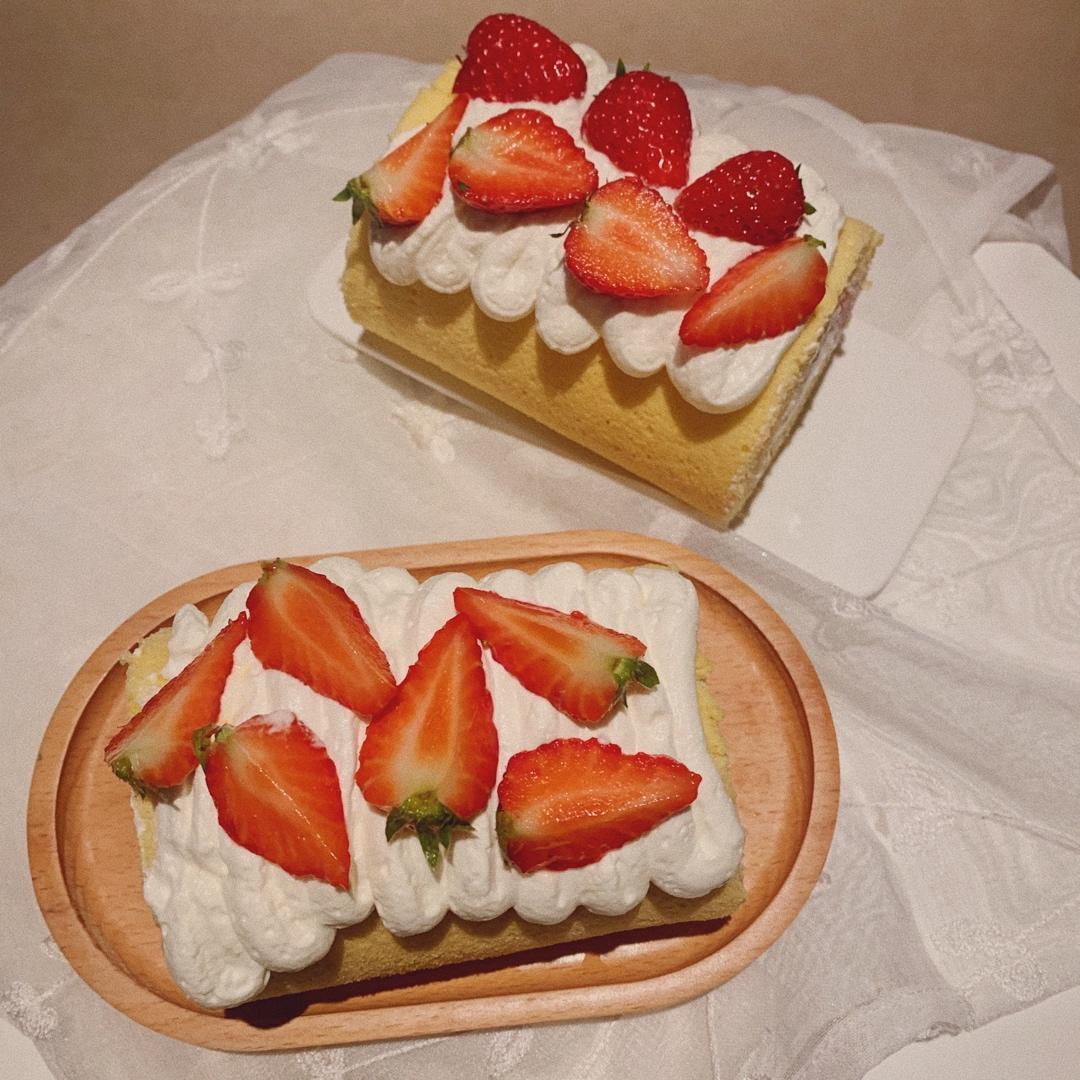 胖乎乎奶油芒果卷/不开裂不掉皮全过程详细图解烘焙视频/蛋糕篇6：「厚卷」