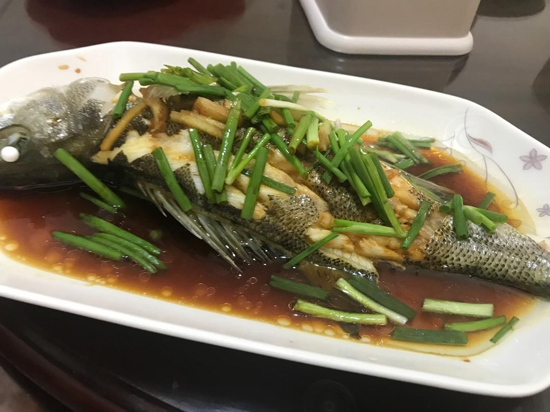 超入味清蒸鱼～清蒸鲈鱼桂花鱼（家常独创）