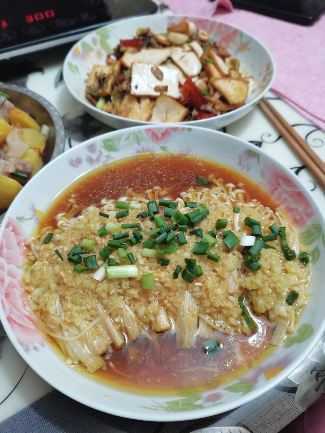 蒜蓉蒸金针菇