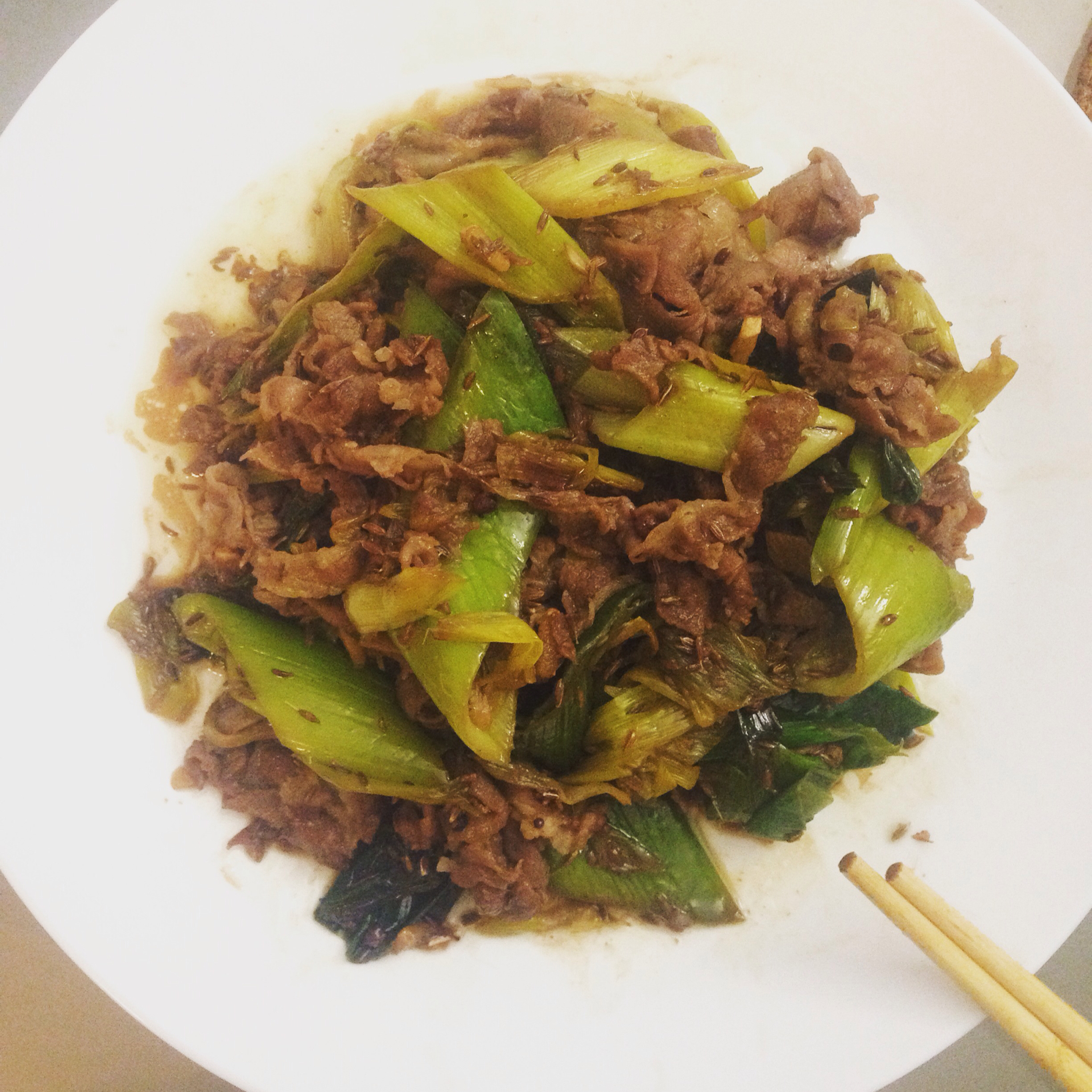 孜然羊肉片