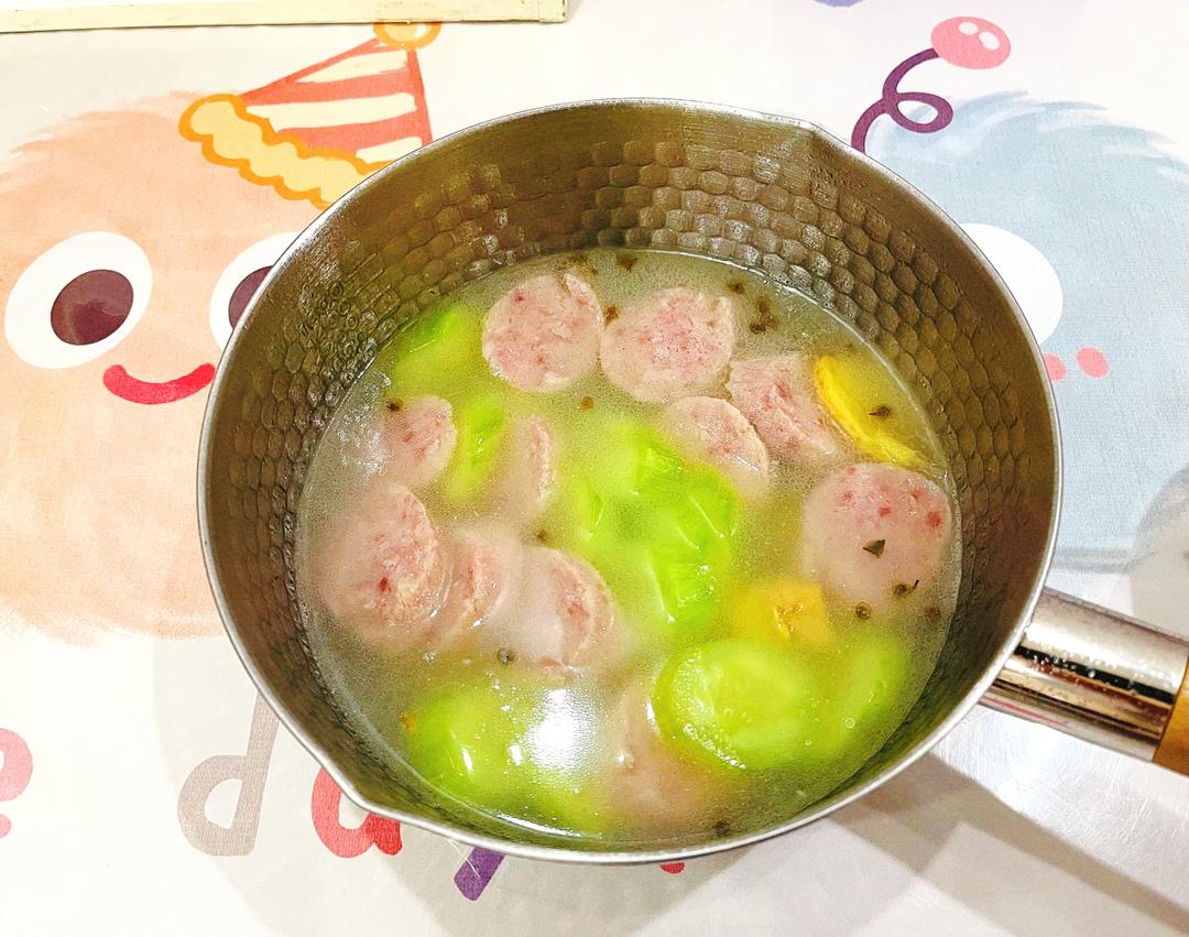 火腿肠黄瓜汤『快手』