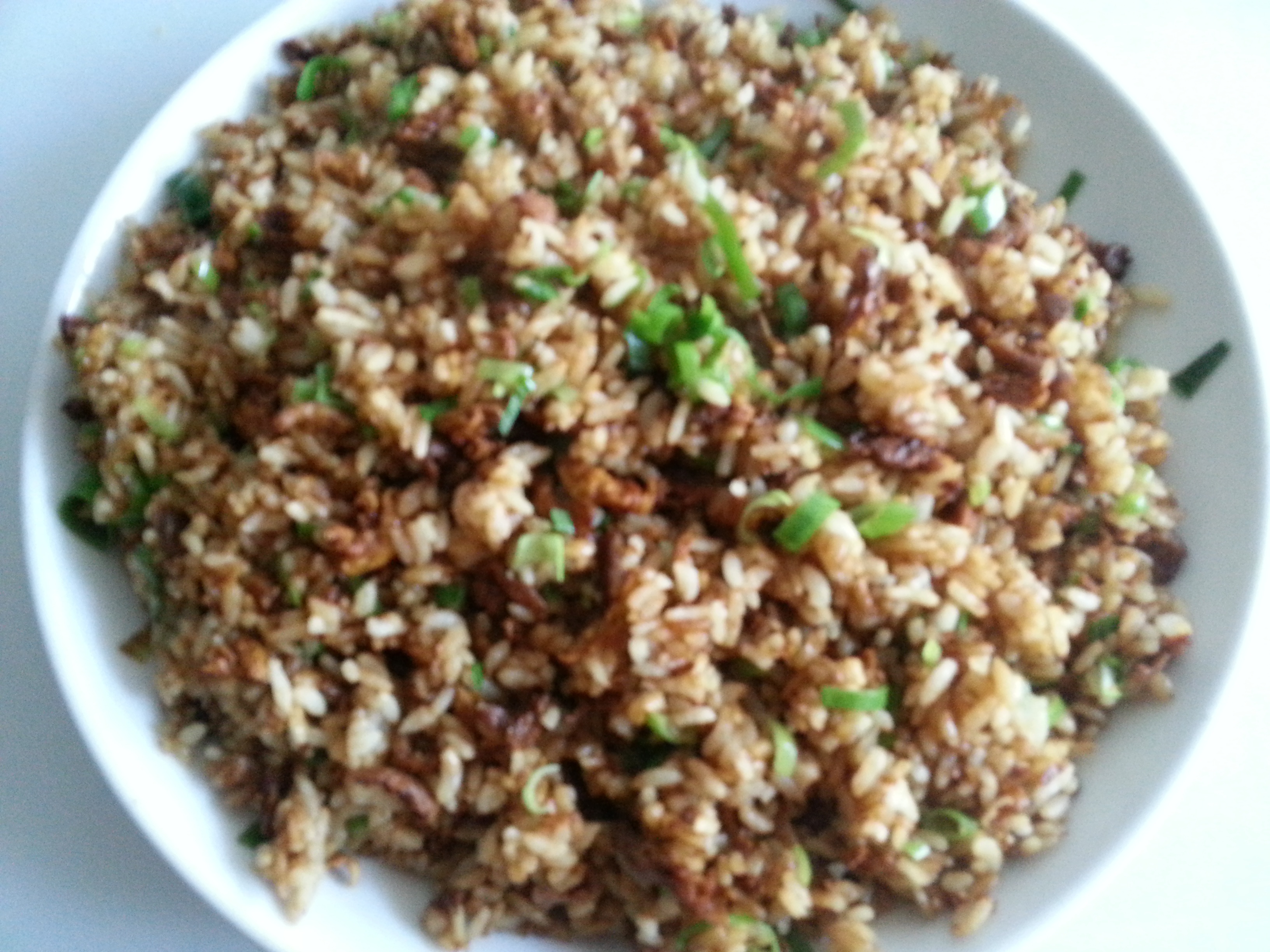 傻瓜版酱油炒饭