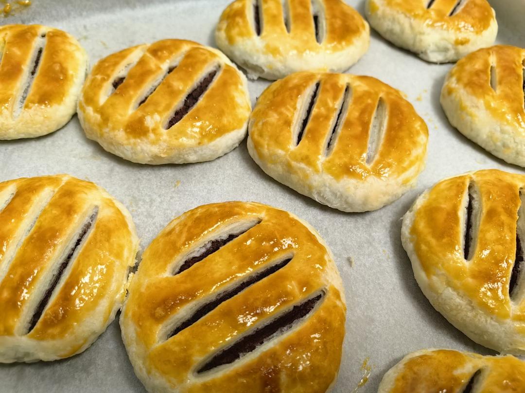 红豆沙千层饼