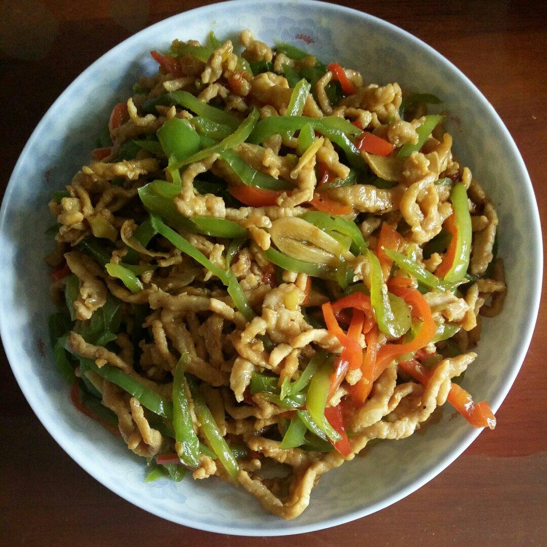 尖椒洋葱炒肉丝