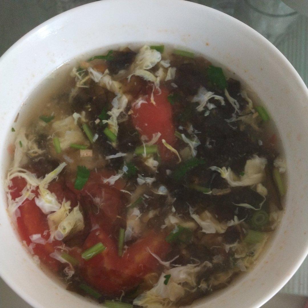 好喝到爆的西红柿鸡蛋汤