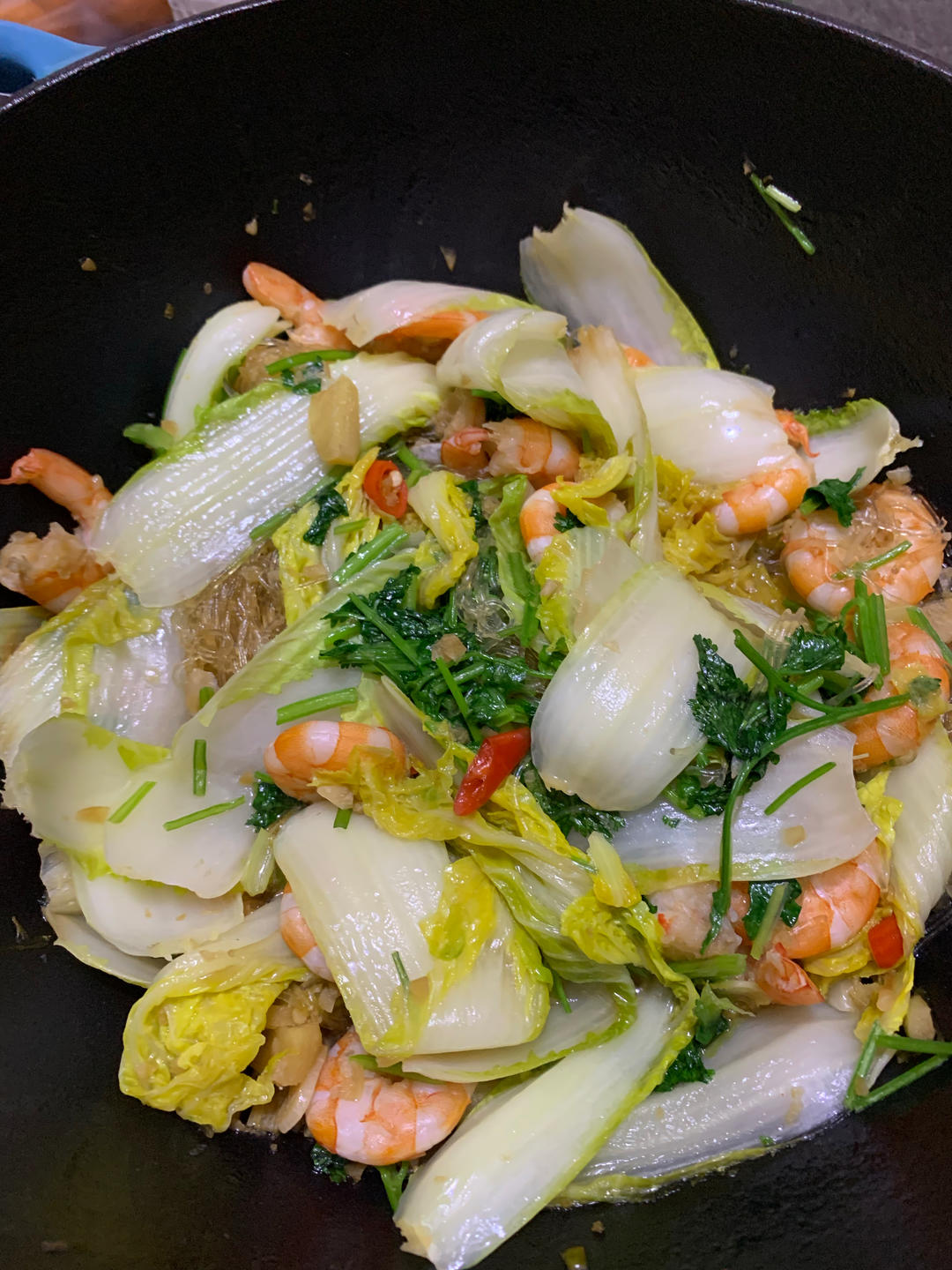 虾仁粉丝煲