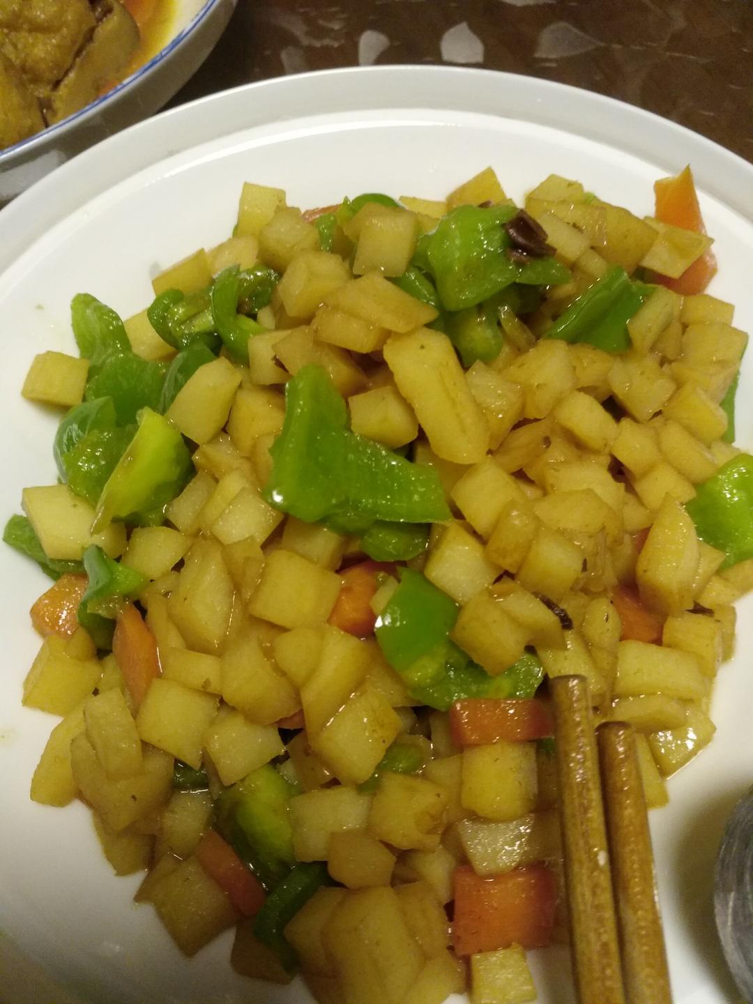 柿子椒土豆片