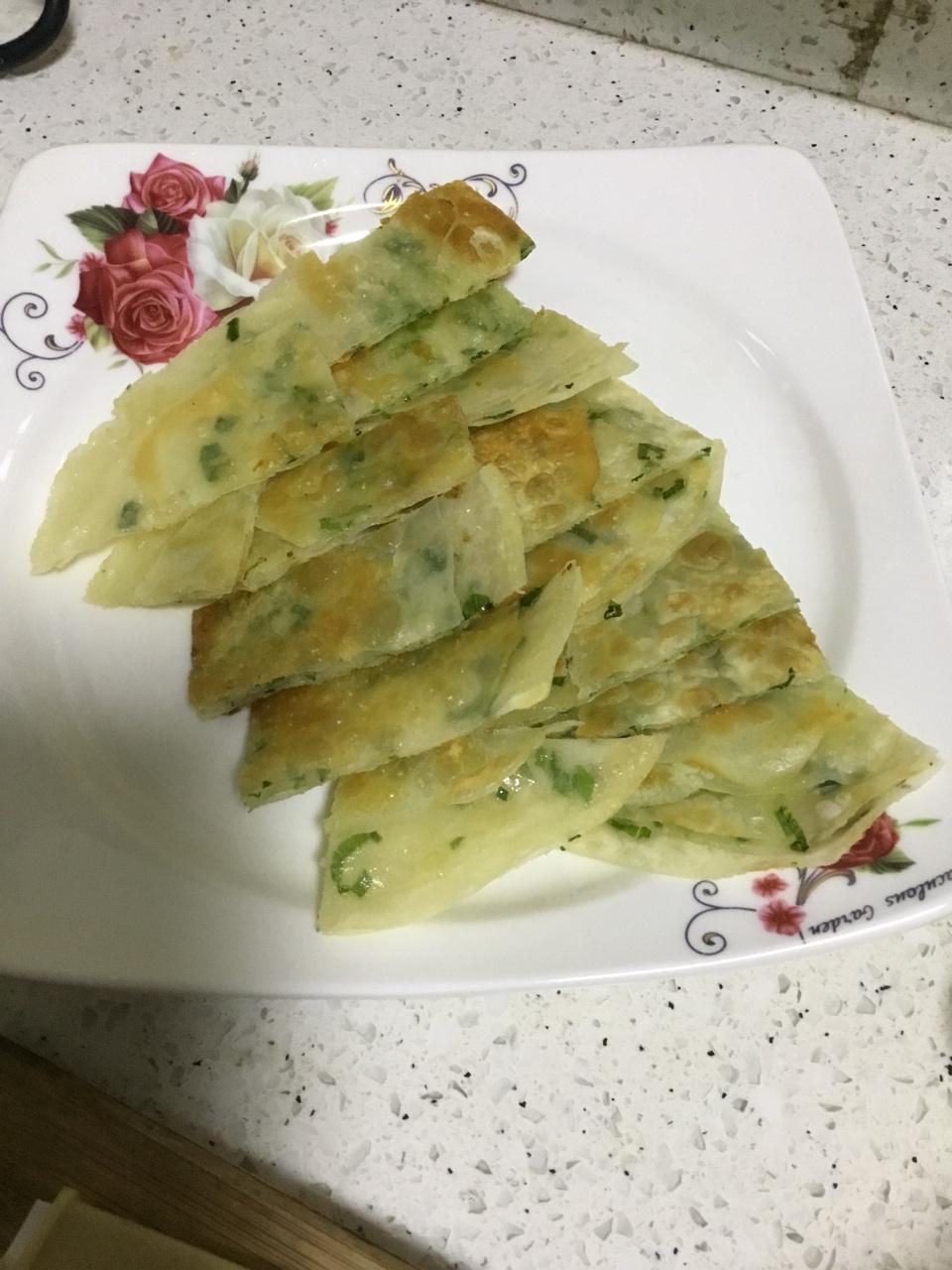 葱油饼（饺子皮 懒人快手版）