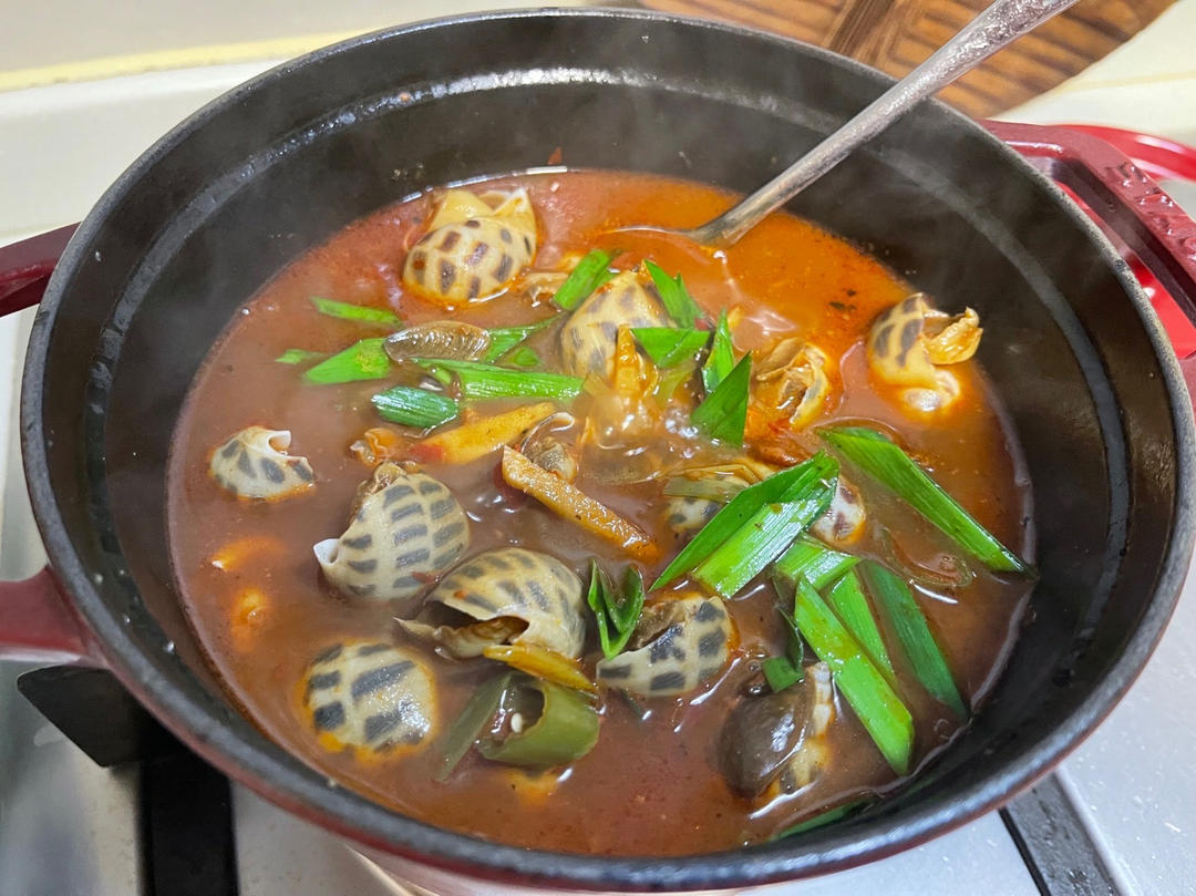 辣酒煮花螺