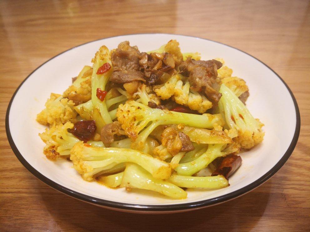 和饭店一个味道的干锅花菜