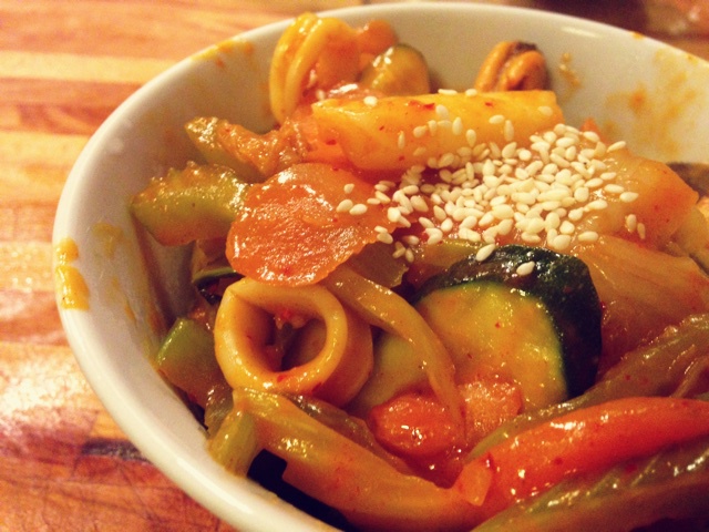 韩式辣炒年糕（or网红芝士套路之芝心年糕）