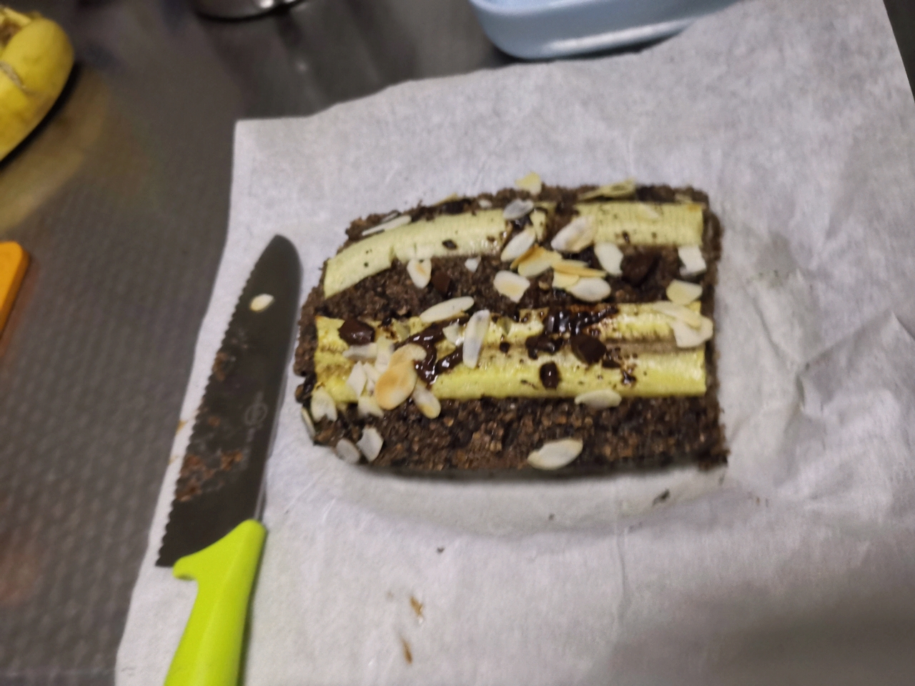 帕梅拉减脂❗️甜品🍰可可燕麦黑巧香蕉磅蛋糕