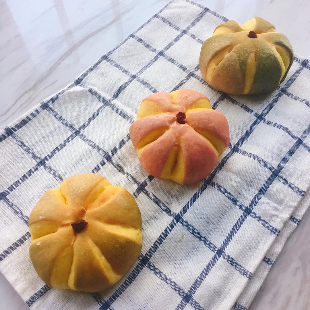 彩色南瓜面包