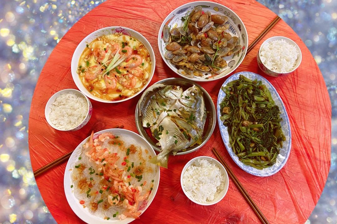 年夜饭家宴必备蒜蓉拌花甲