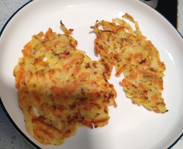 宝宝辅食:红白萝卜鸡蛋煎饼的做法