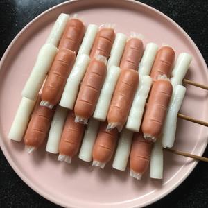 韩式香肠年糕串的做法 步骤11