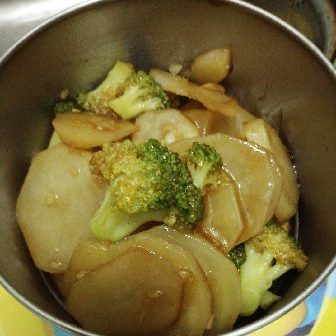 蒜蓉西兰花土豆片
