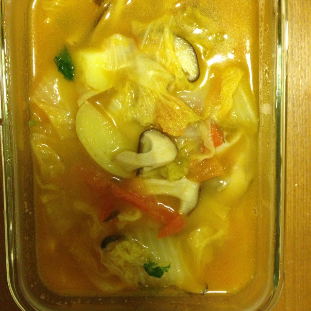 大白菜炖番茄