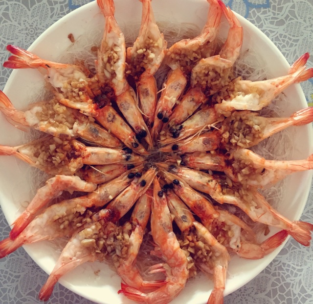 蒜蓉粉丝蒸虾