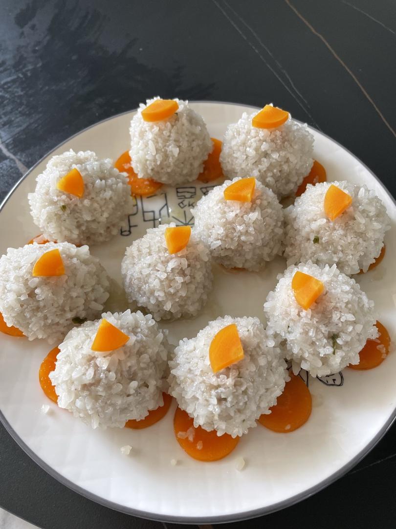蒸糯米丸子