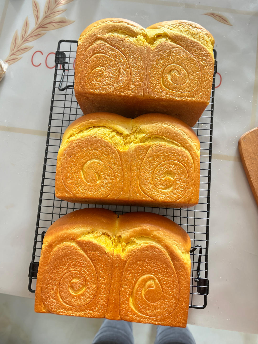 南瓜吐司，奶香南瓜吐司，极致柔软，直接法